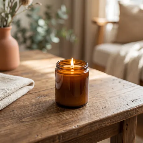 Scented jar and apothecary candles